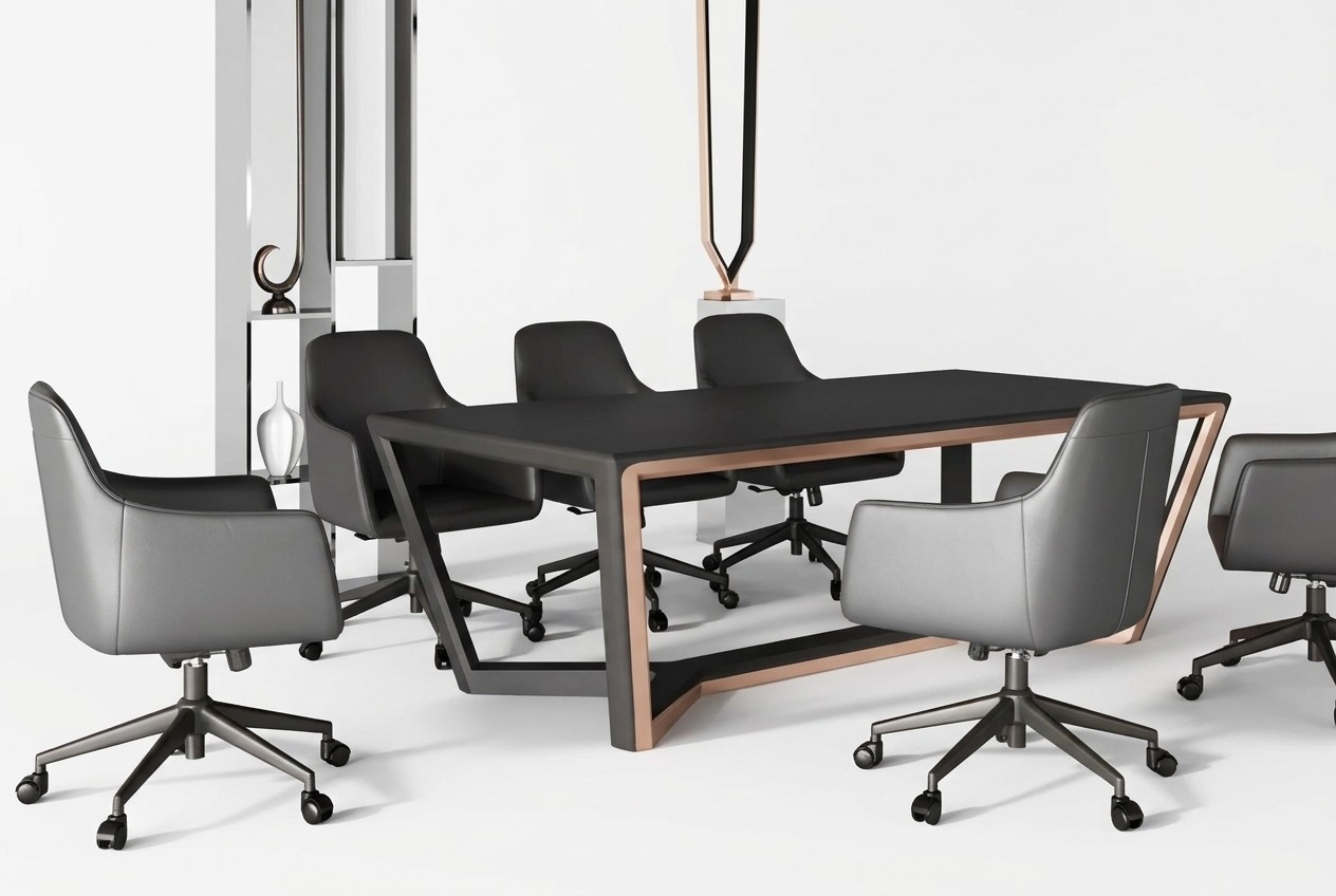 Massivholz Konferenztisch Besprechungstisch Büromöbel Designer Tische