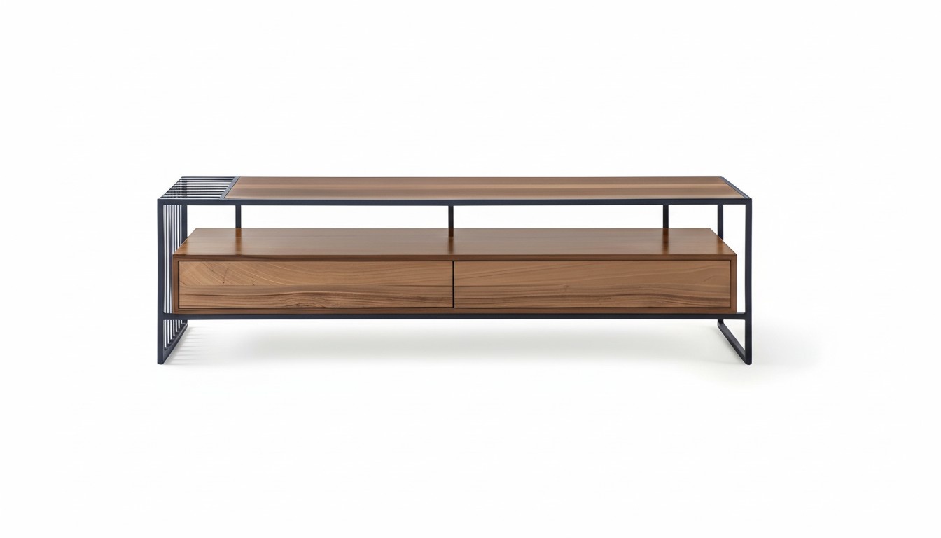 Medienständer TV-Rack Fernsehtisch Medienmöbel Fernsehständer Multimedia