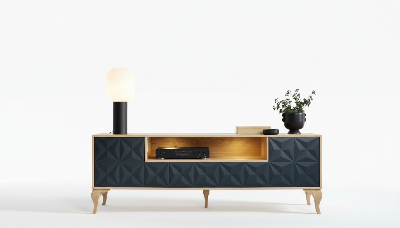 Medienunterteil TV-Lowboard TV-Sideboard Fernsehkommode Fernsehtisch
