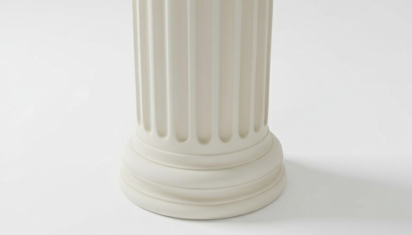 Medusa Säule Römische Säulen Marmor Skulptur Figur Deko Dekoration