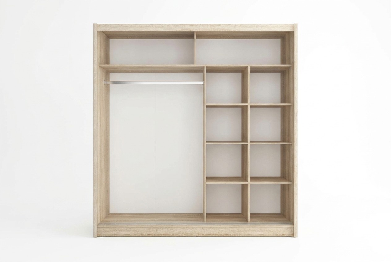 Mehrzweck Regale Schrank Regal Aufbewahrungs Kleiderschränke 200cm