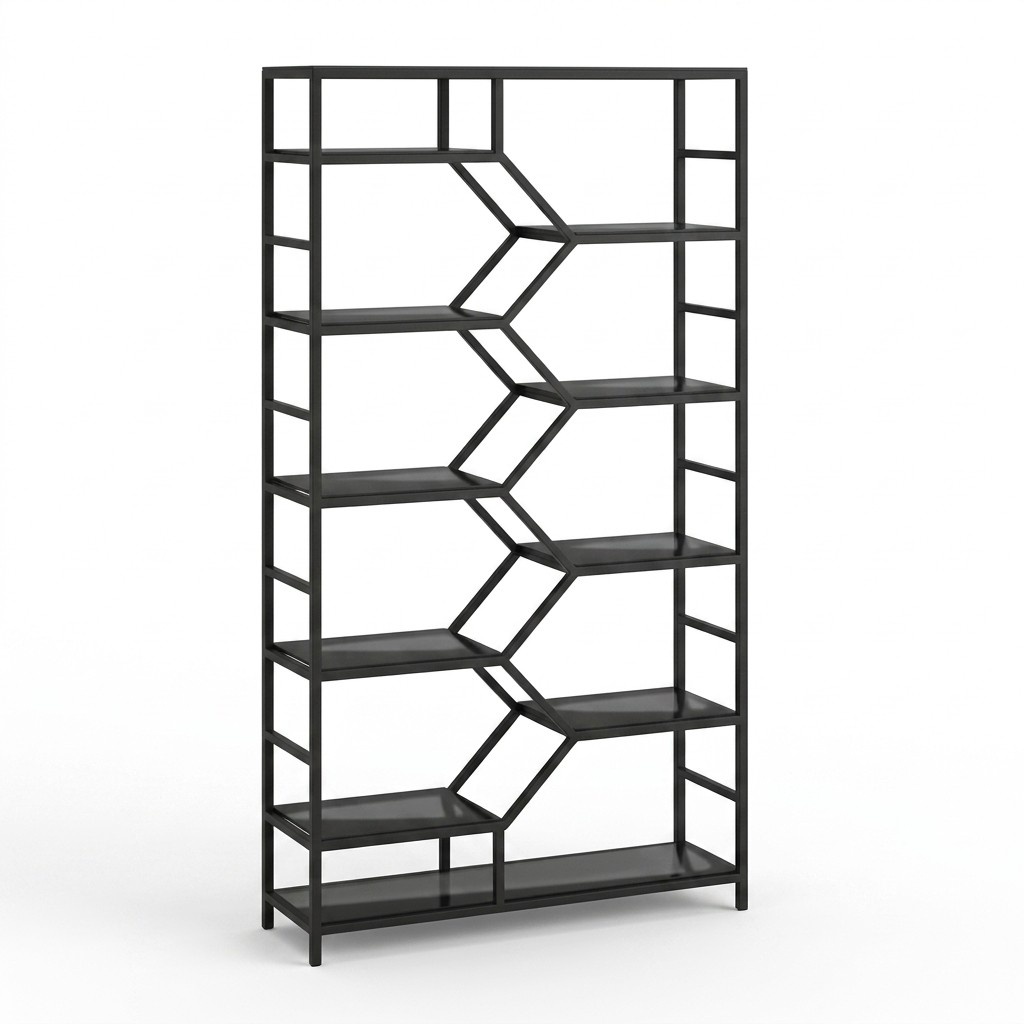 Metall Regal Trennwand Designer Luxus Regale Loft Stil Schrank Schwarz