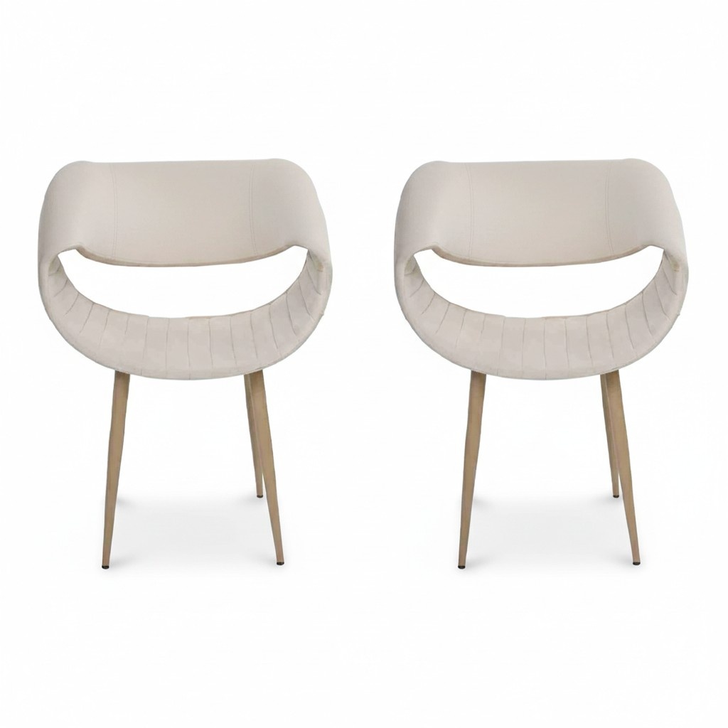 Modern 2x Stühle Polsterstuhl Luxus Sessel Lehnstuhl Esszimmer Wohnzimmer Neu