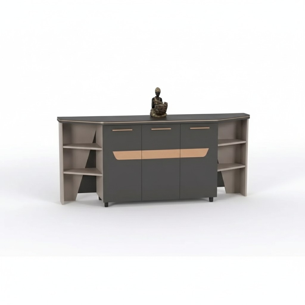 Modern Büroschrank Arbeitszimmer Regale Luxus Designer Neu Möbel Regal