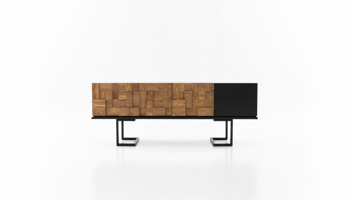 Modern Holz Kommode Sideboard Fernseher Ständer Schrank Möbel 180cm
