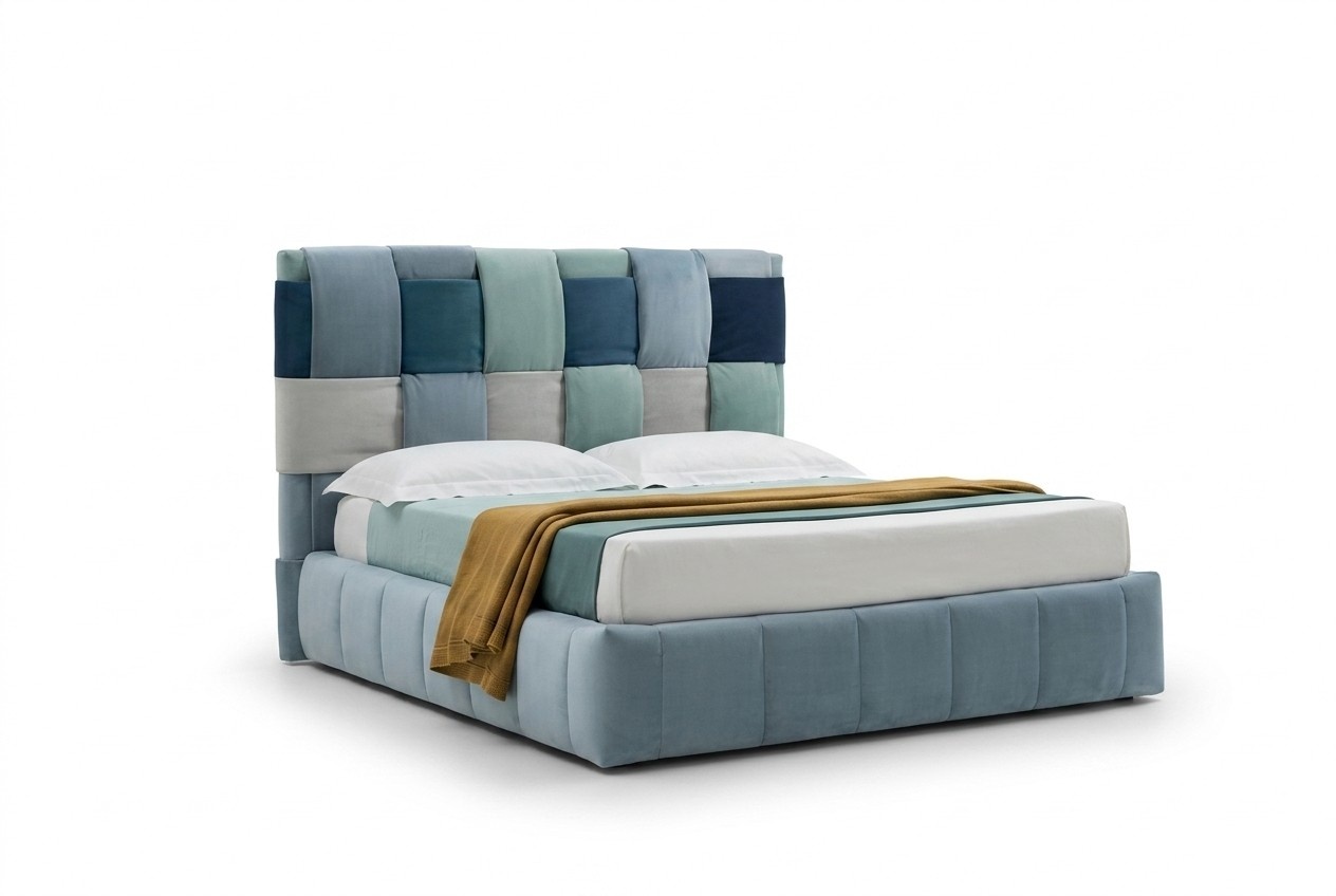 Modern Luxus Betten Polster Textil Hochwertiges Schlafzimmer Bett Italien Möbel