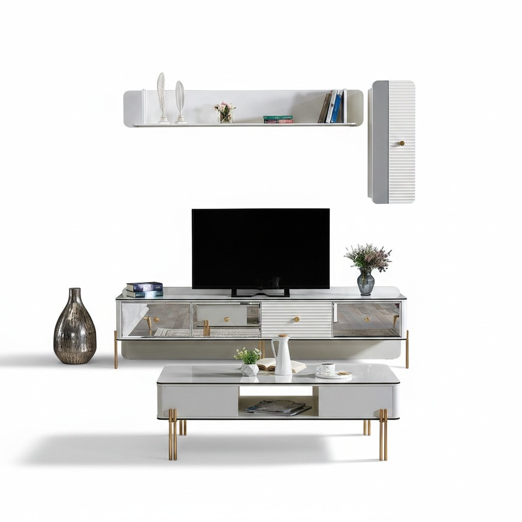 Modern rtv Regal Sideboard rtv Kommode Lowboard Fernseh Ständer Schrank