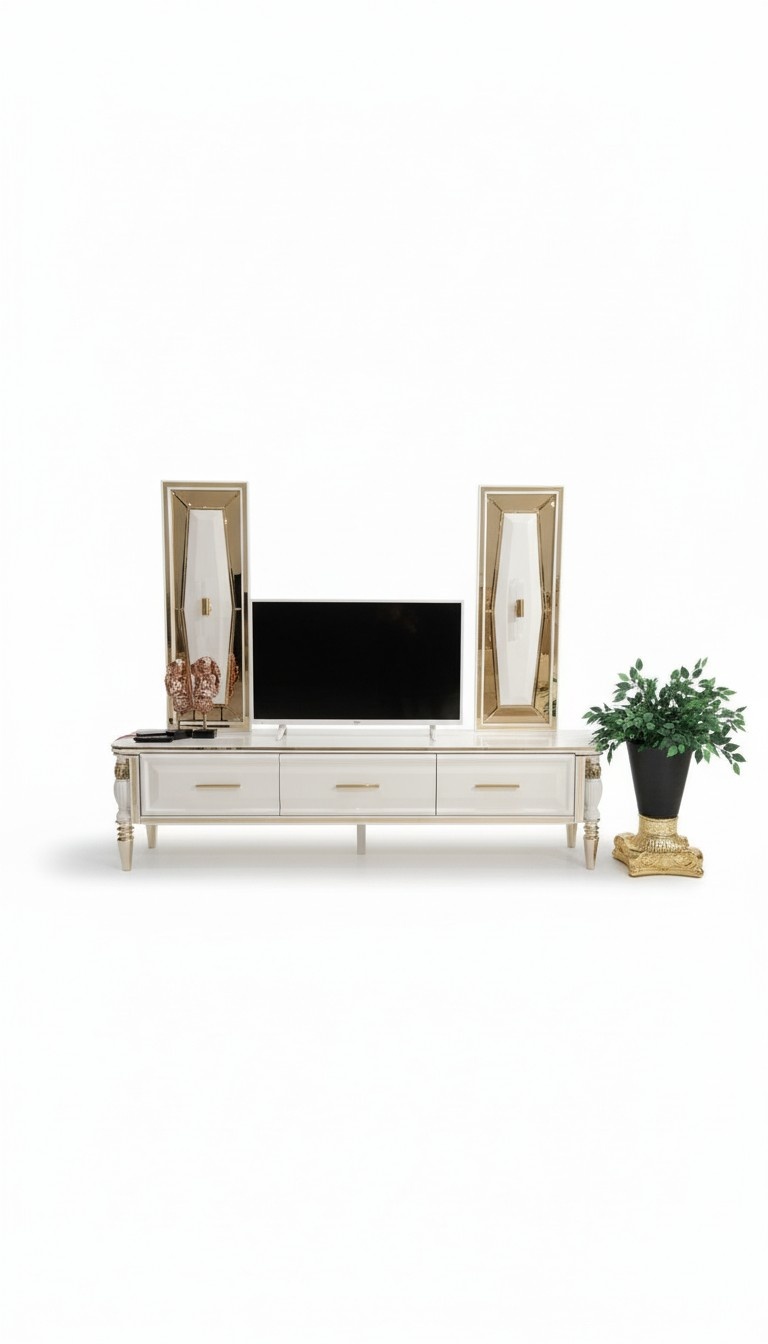 Modern rtv Regal Sideboard rtv Kommode Lowboard Fernseh Ständer Schrank Möbel