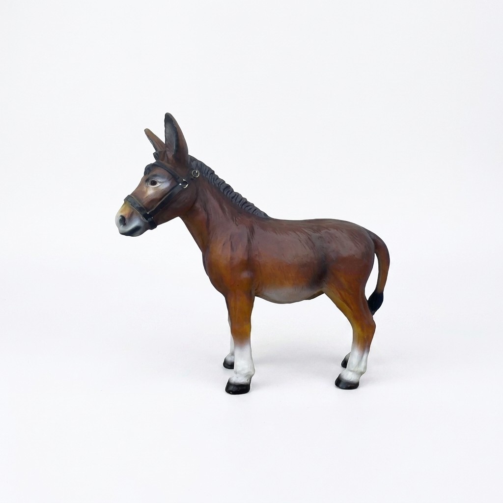 Moderne dekorative Skulptur Esel Statue Figuren Skulpturen Handbemaltes