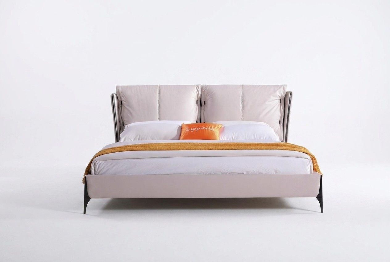 Moderne Design Hotel Bett xxl Betten Luxus Doppel Leder Kunstleder