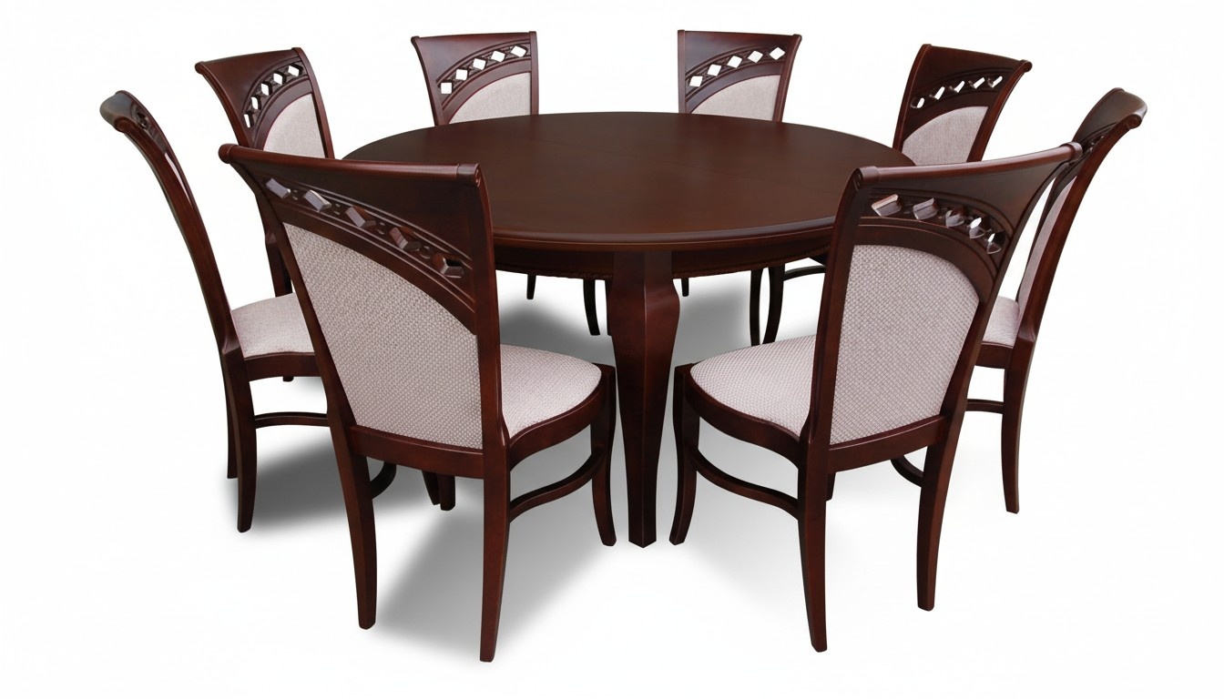 Runder Tisch Rundtisch Holztisch Rund Konferenztisch Besprechungstisch