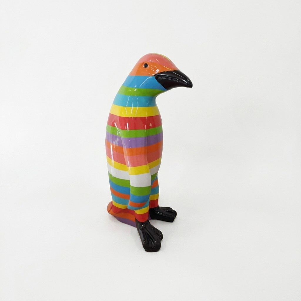 Moderne Figur Pinguin Kunststoff Skulptur Statuen Figuren Dekoration 90cm