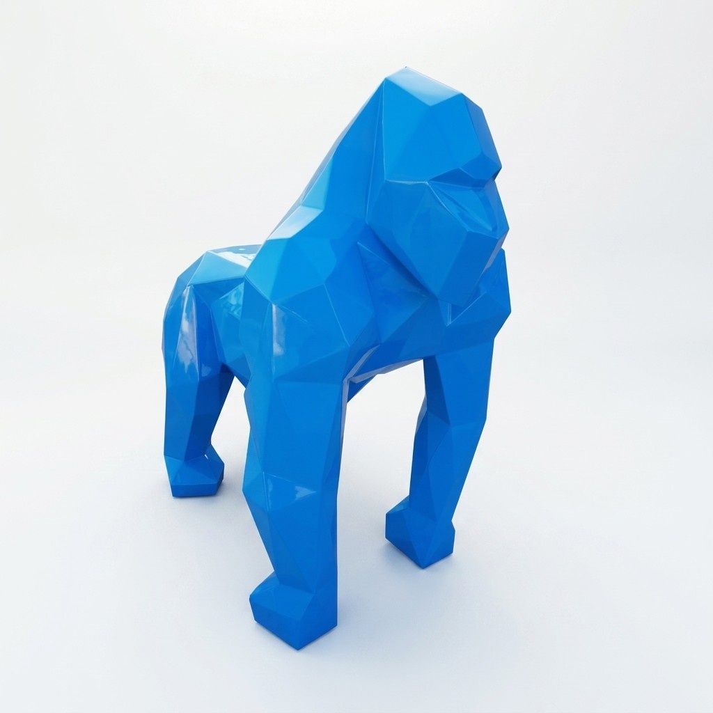 Moderne Gorilla Skulptur Dekorative Figur Garten Designer Statuen Deko