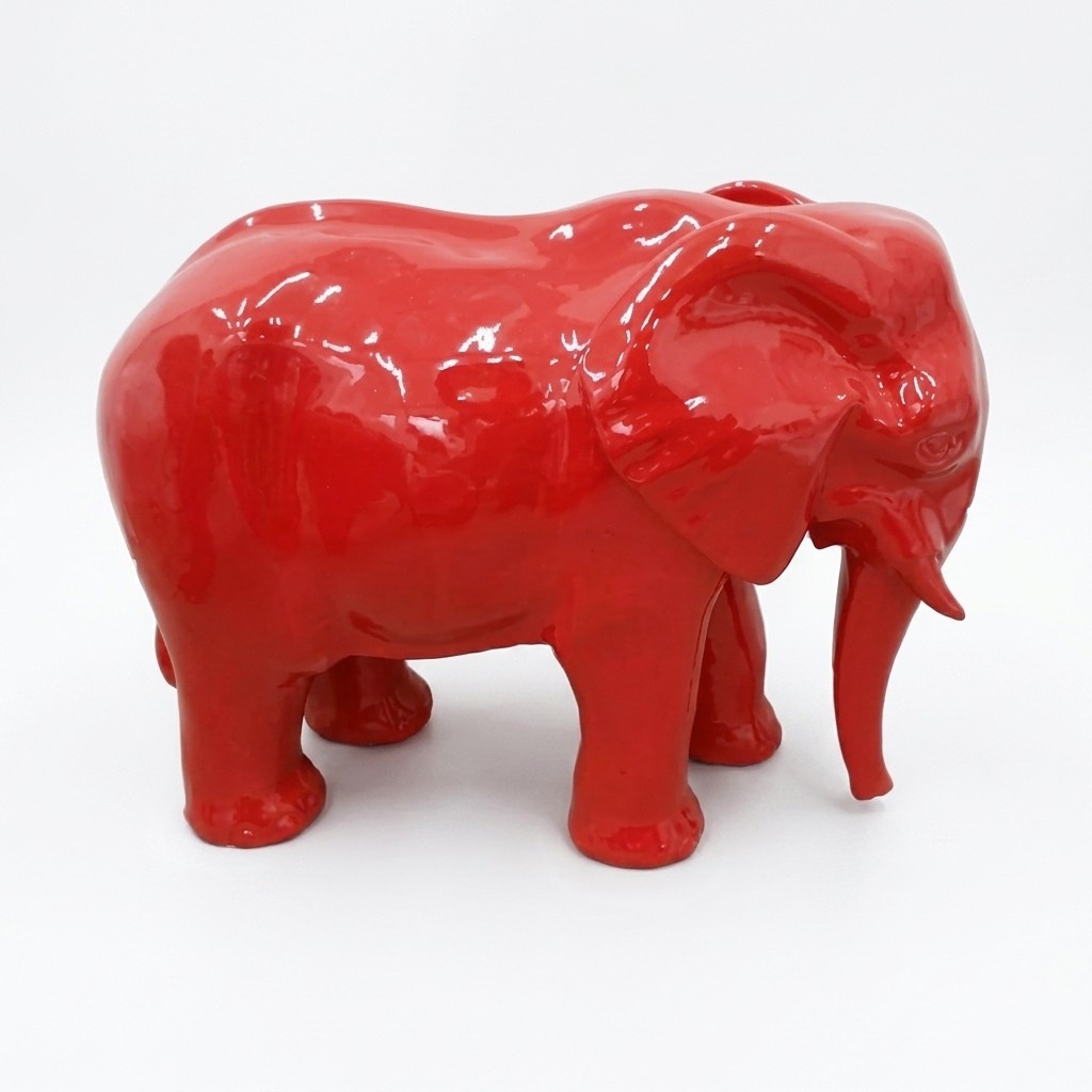 Moderne Skulptur Elefant Dekoration Figur Kunststoff Statuen Deko Statue