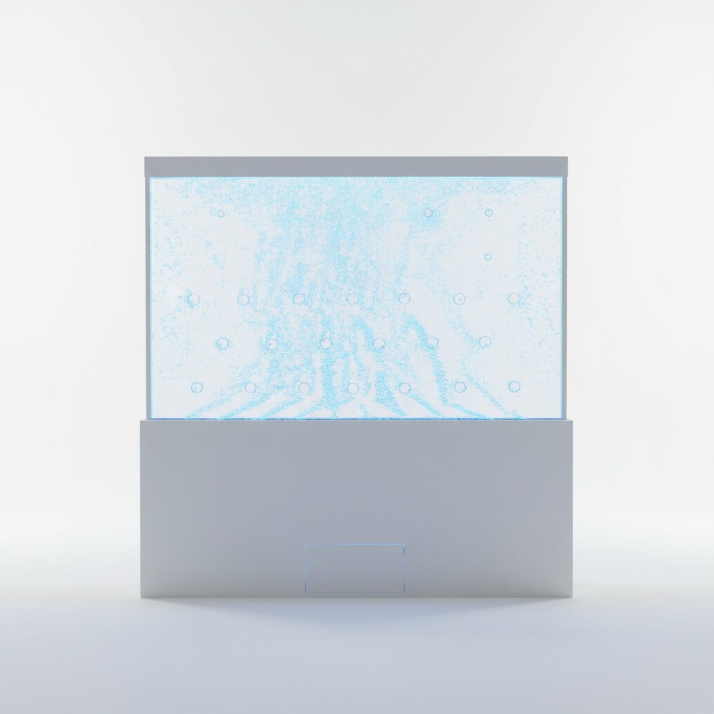 Moderne Trennwand Wasser Wände LED Wasserwand Beleuchtete Wand