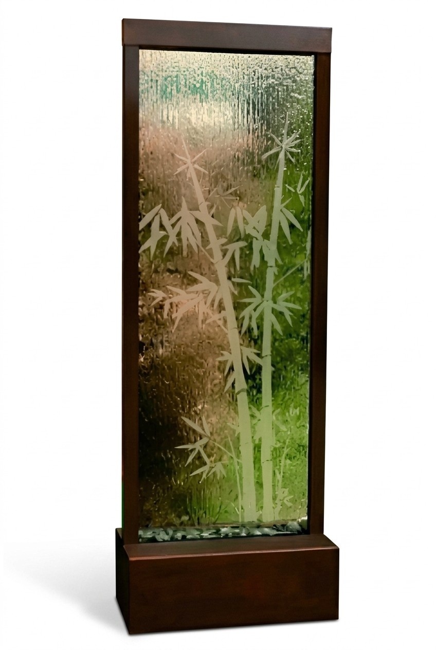 Moderne Trennwand Wasserwand Wände Wasserfall Water Wall Led