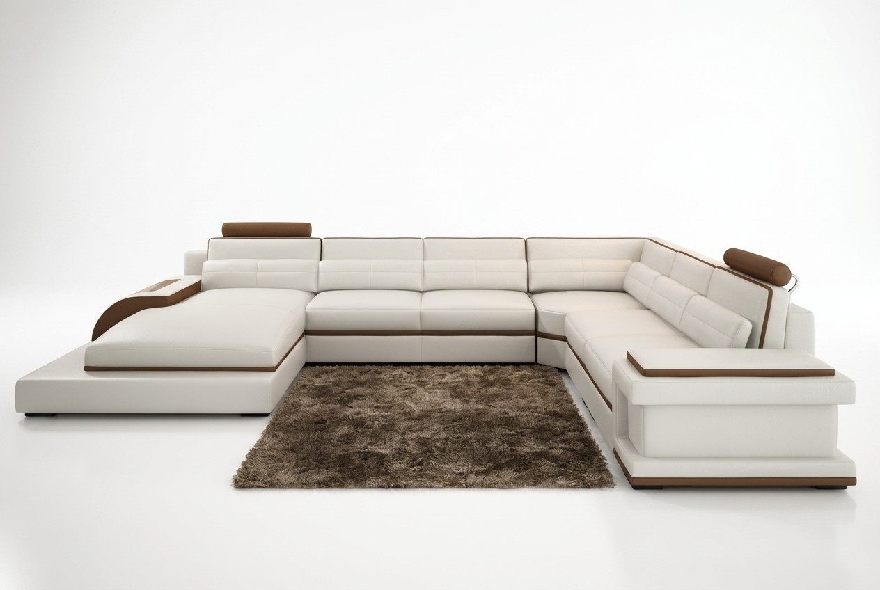 Moderne Wohnlandschaft Ecksofa Sofa Couch Polster Eckgarnitur 2tlg.