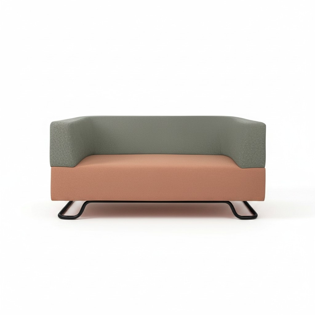 Moderner 2-Sitzer Wohnzimmer 2-er Polster Couch Wohnzimmer Luxus Couch