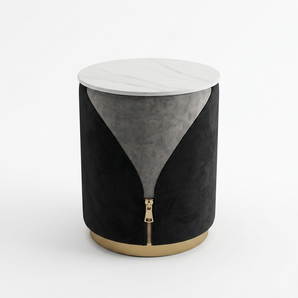 Moderner Beistelltisch Runder Tisch Wohnzimmer Ablagetisch Luxus Möbel