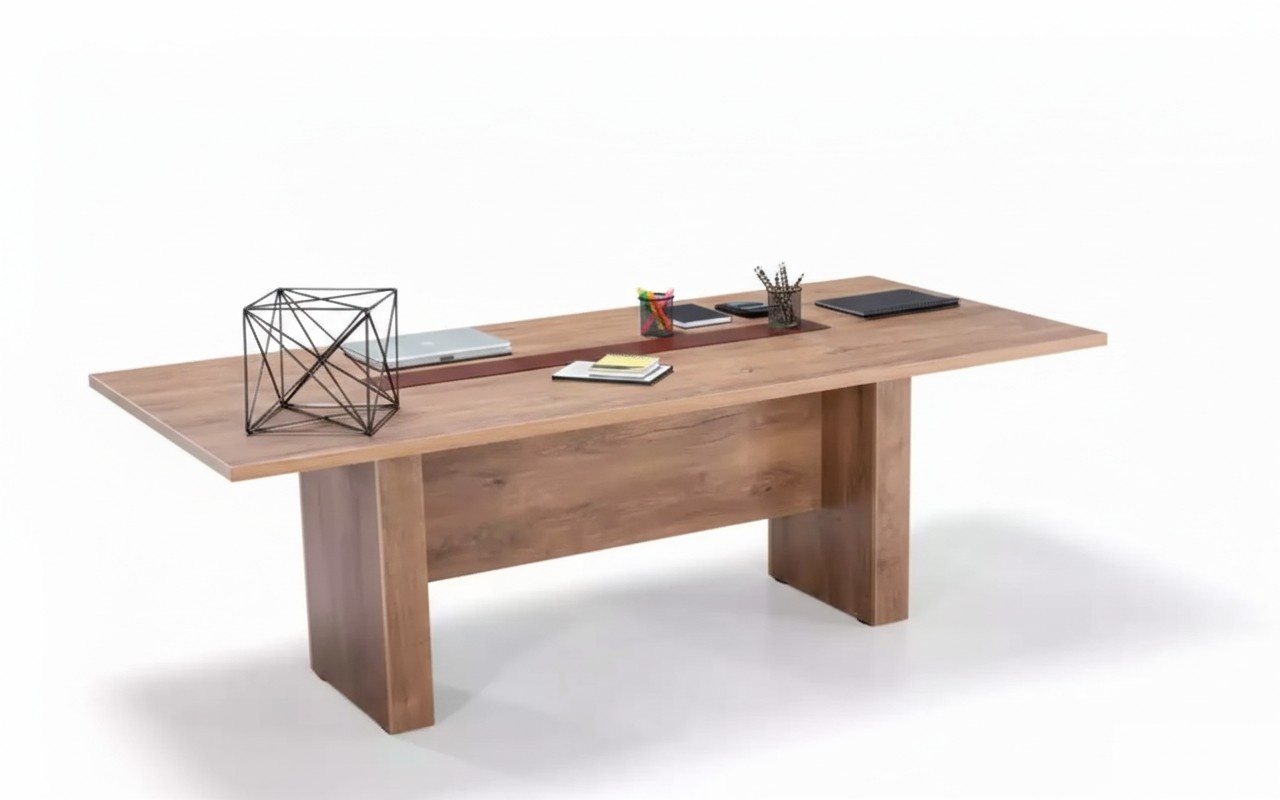 Moderner Brauner Konferenztisch Luxus Besprechungstisch Büro Möbel Neu