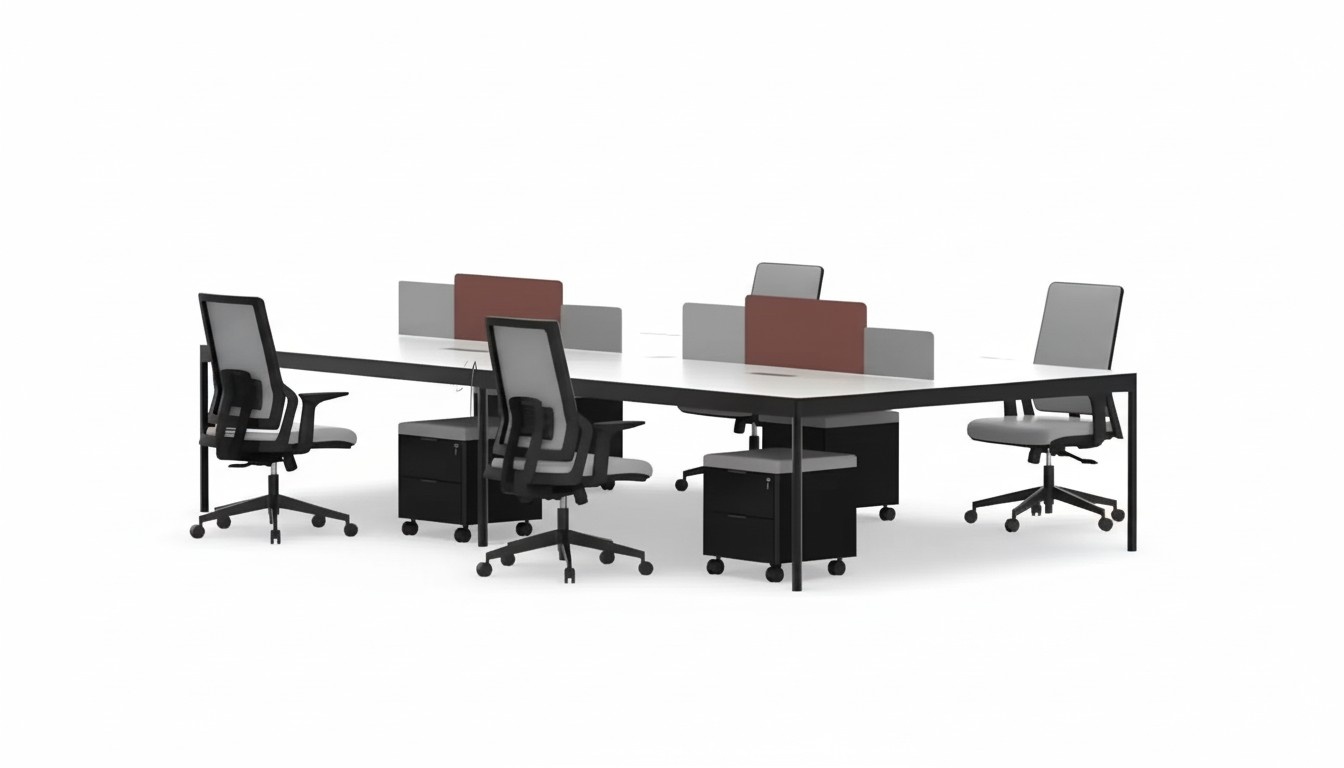 Moderner Großer Arbeitstisch Büromöbel Laptoptisch Büroarbeitsfläche