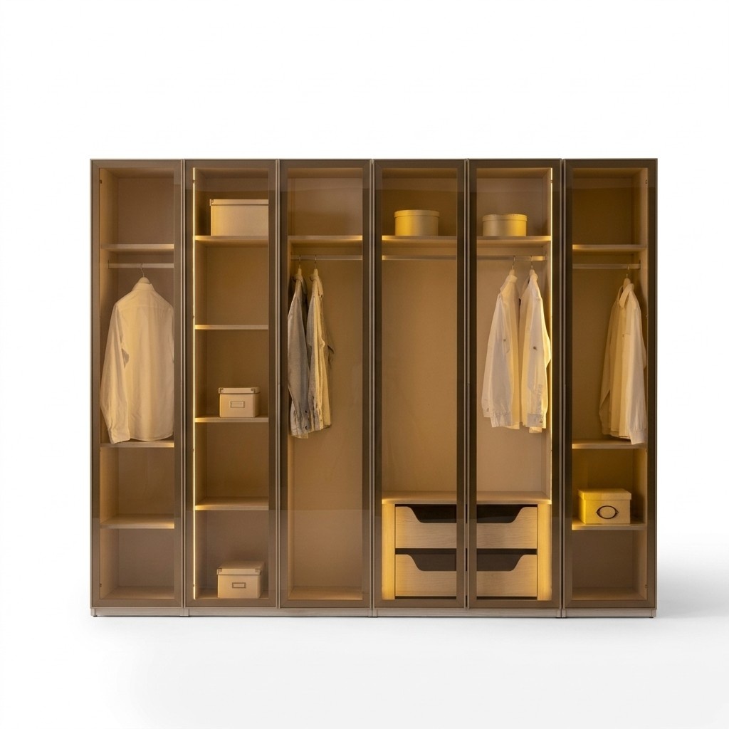 Moderner Kleiderschrank Harmonie von Möbeln und Stil