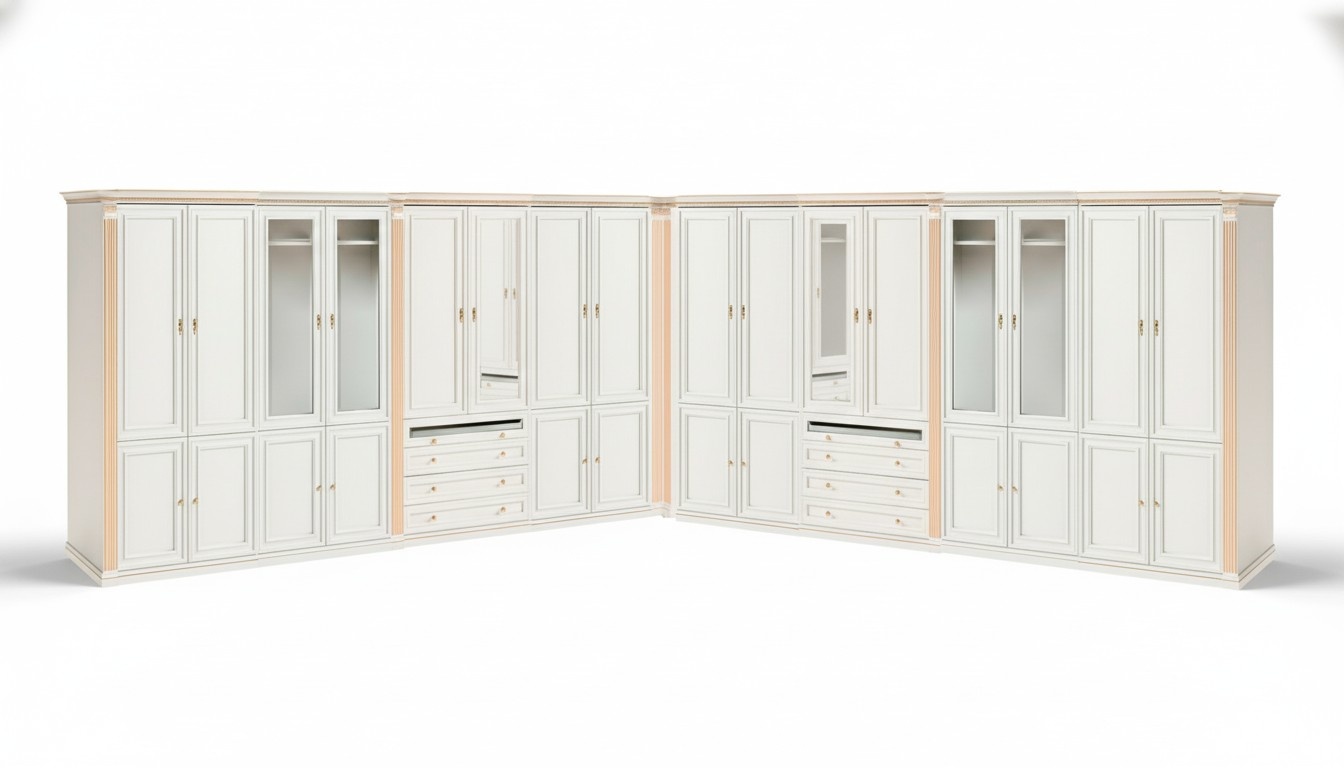 Moderner Schlafzimmer Schrank Holzmöbel Designer Begehbarer Türschrank