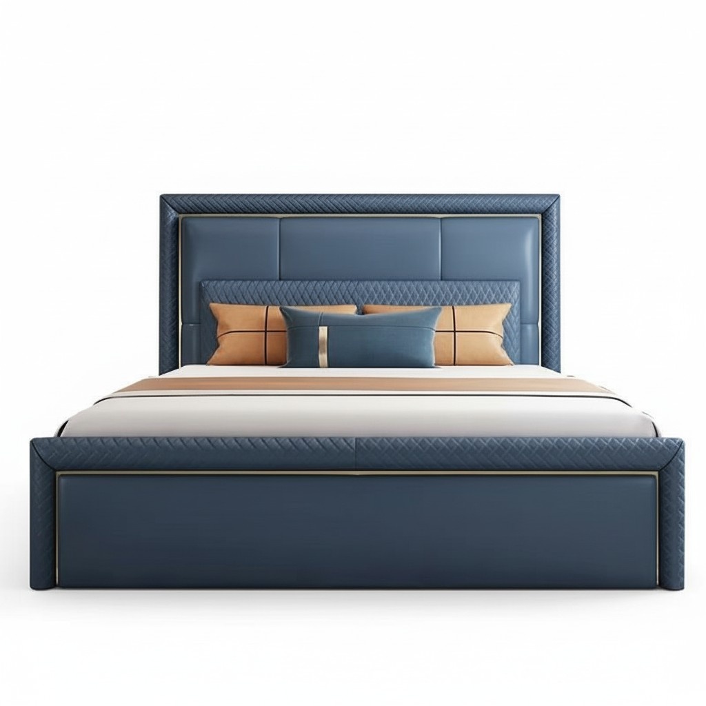 Modernes Bett Design Betten Polster Schlafzimmer Bettgestell 180x200cm