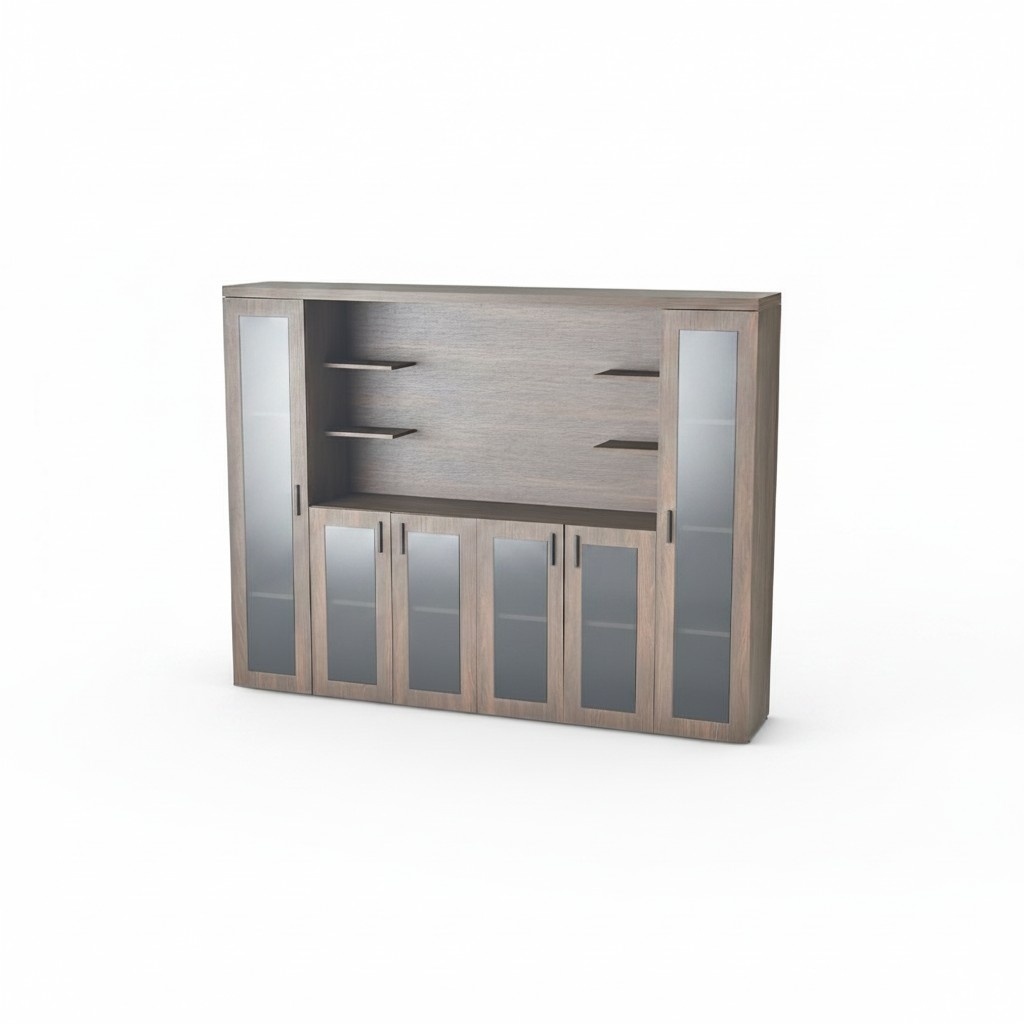 Modernes Braun-Schwarzes Bücherregal Luxuriöe Stau-Arbeitszimmer Möbel
