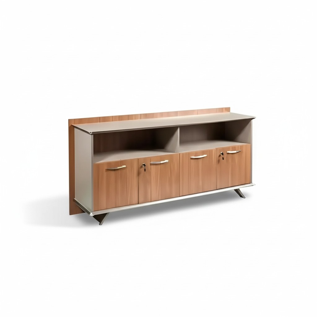 Modernes Braunes SIdeboard Designer Kommode Luxus Massivholz Kommode