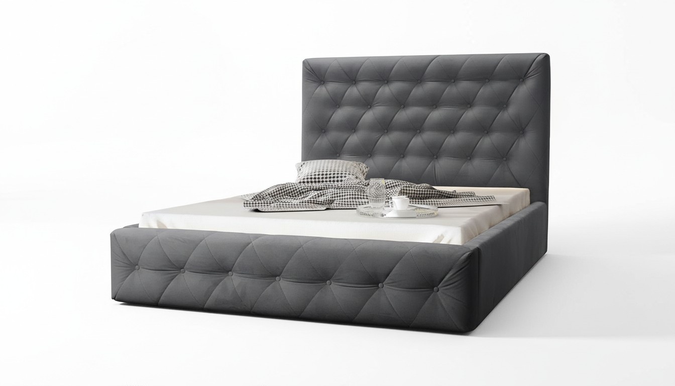 Modernes Designer Holz Bett Edles Möbel Doppel Betten Neu Schlafzimmer