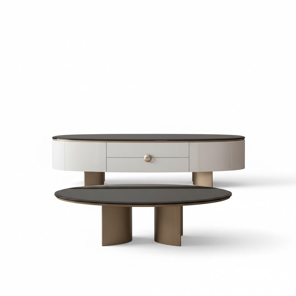 Modernes TV-Lowboard mit viel Stauraum und stilvollem Design