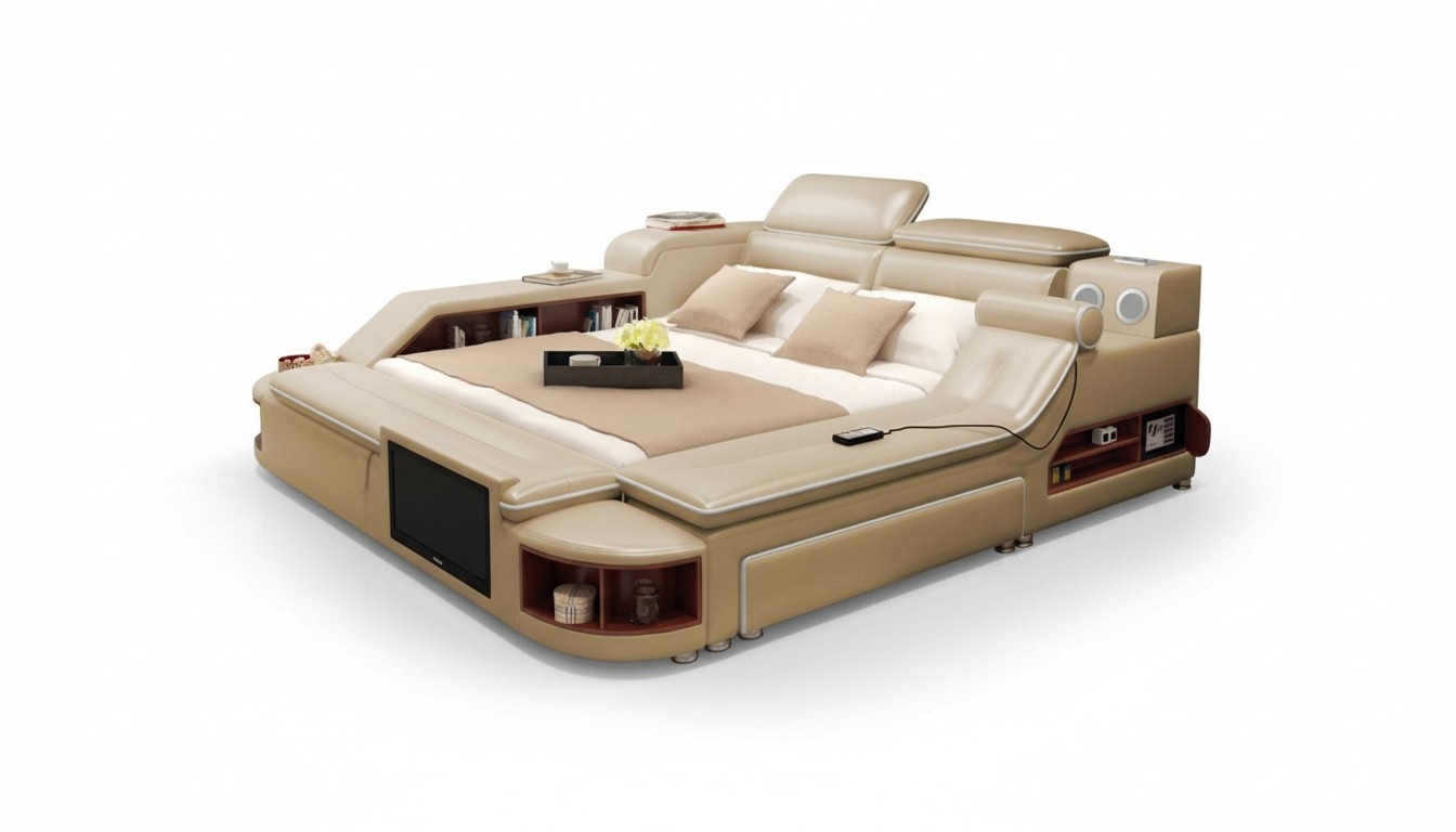 Multifunktion Bett Moderne Hotel Betten Doppelbett USB Sound 180x200