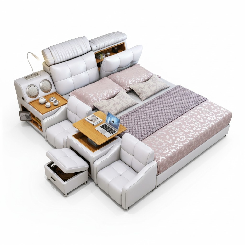 Multifunktion Bett Moderne Hotel Bett Multifunktion Sound 180x200 Bluetooth