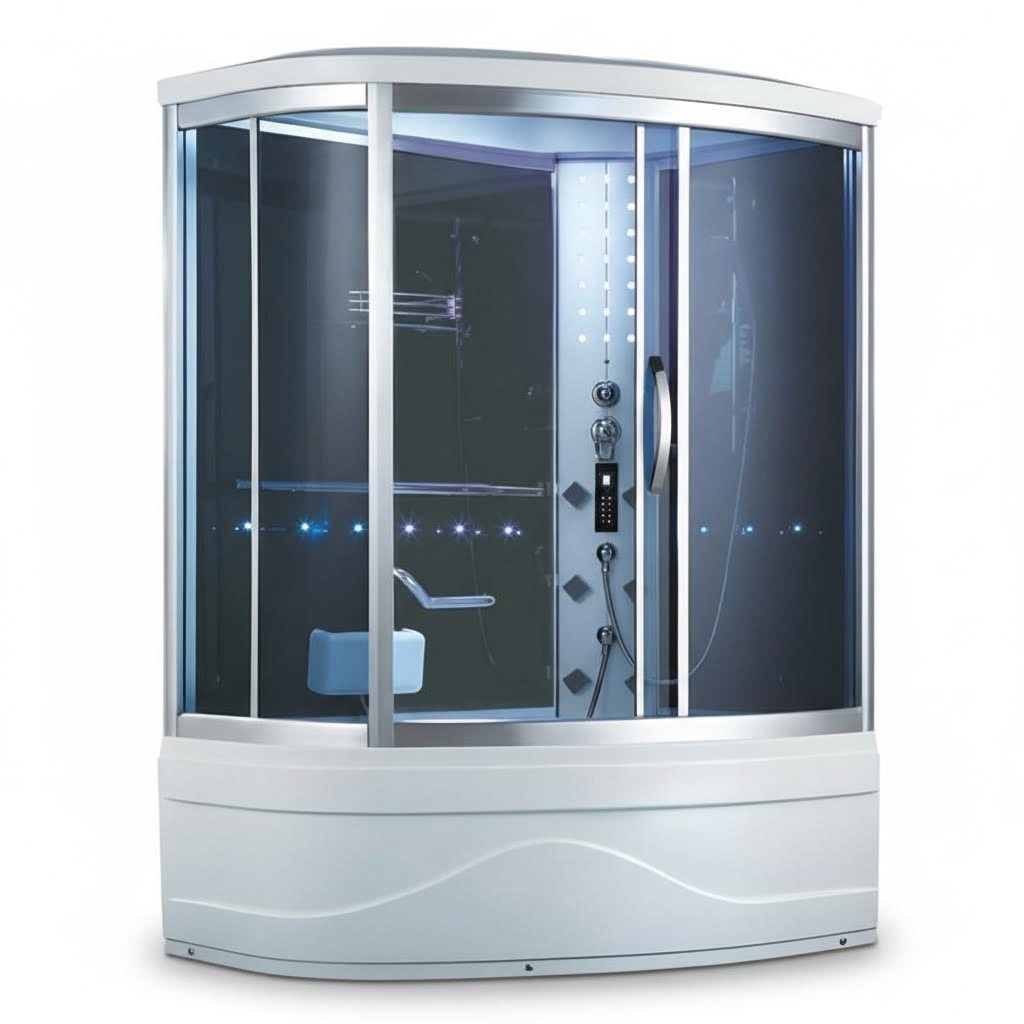 Multifunktionsdusche Duschkabine Wellnessdusche Massageduschkabine 150x100 cm