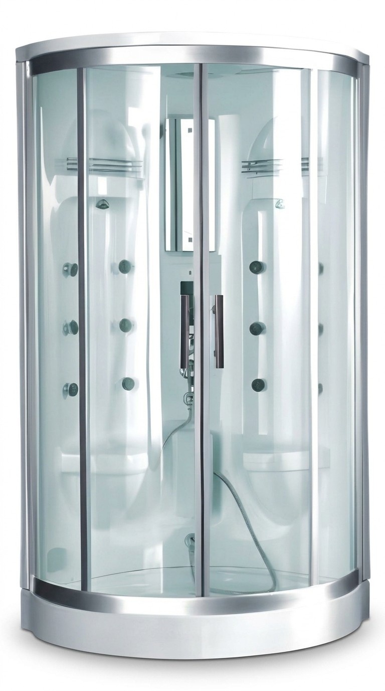 Multifunktionsdusche Duschkabine Komfort-Dusche Luxusduschkabine 108x108 cm