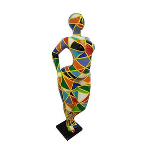 Design Figur Abstrakte PVC Skulptur Statuen Figuren Dekoration 130cm