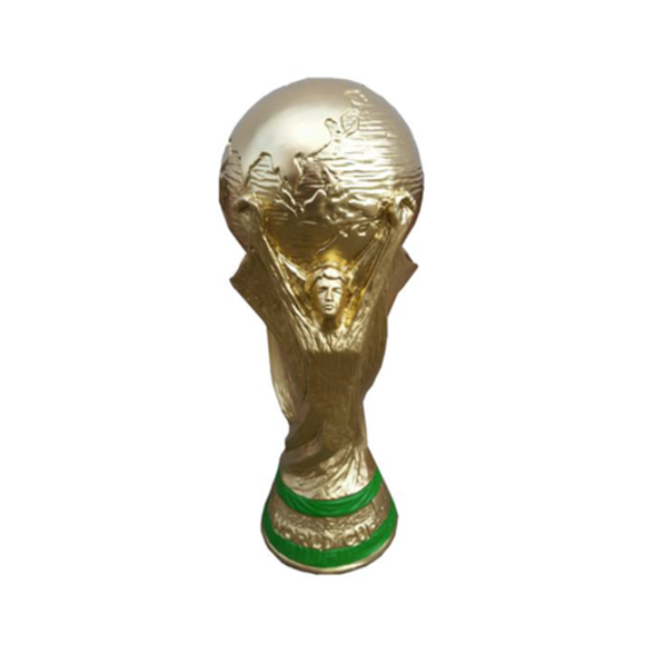 Skulptur Weltmeisterschaft Pokale Imitation der Welt Fußball Pokal Dekoration