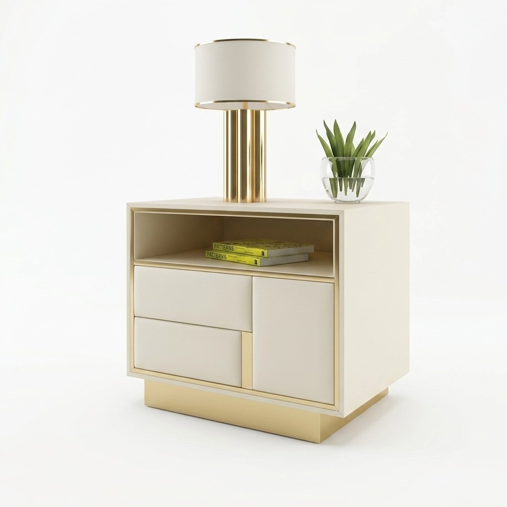 Nacht Tisch Konsole Beistell Schlaf Designer Zimmer Metall Tische Konsolen