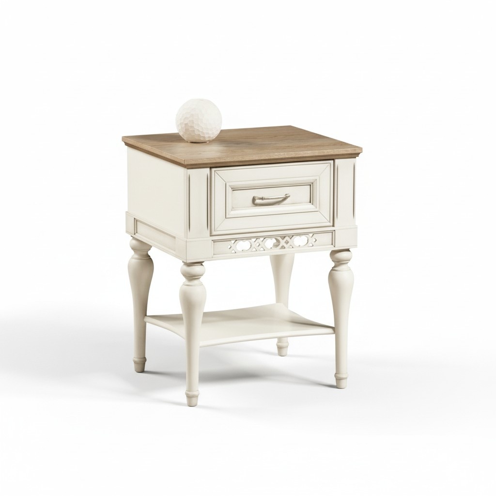 Nachtschrank Regal Nachttisch Massiv Konsole Ablage Schlafzimmer FL-N2