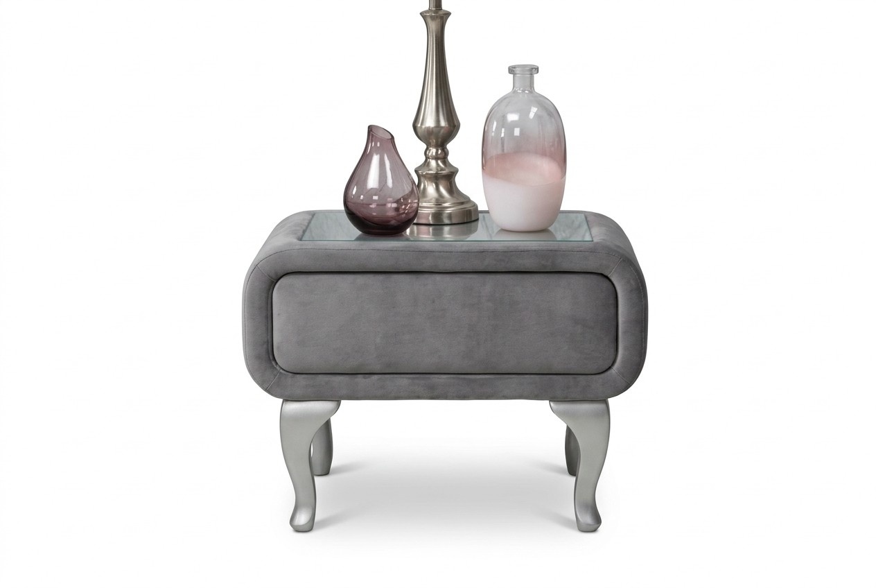 Nachttisch Gepolstert Holz Nachttische Tisch Konsolen Nacht Modern Stil Konsole