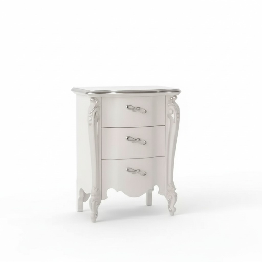 Nachttisch mit 3 Schublade Holzschrank Möbel Design Neu