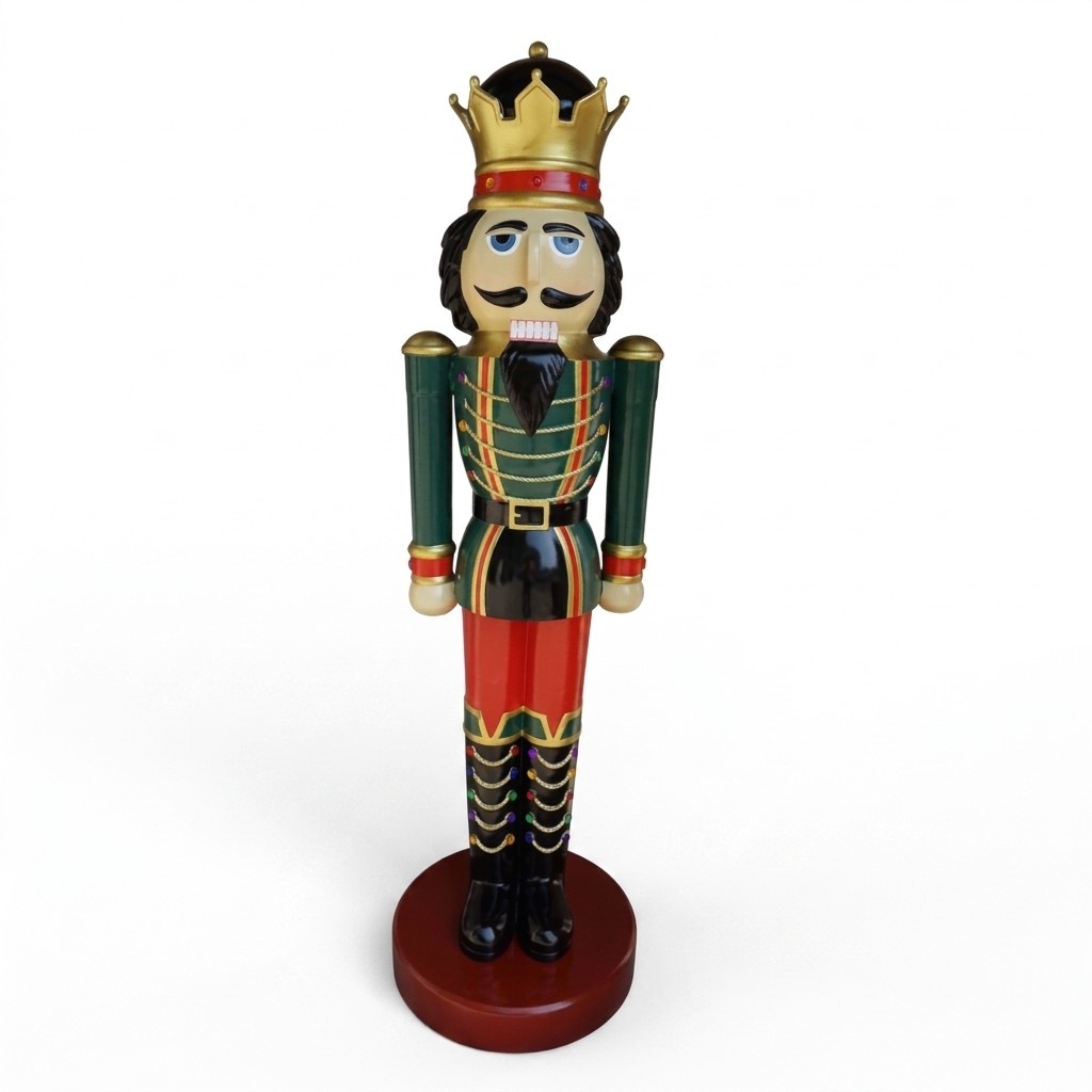 Nussknacker 200cm Soldat Statue Weihnachten Skulpturen Statuen