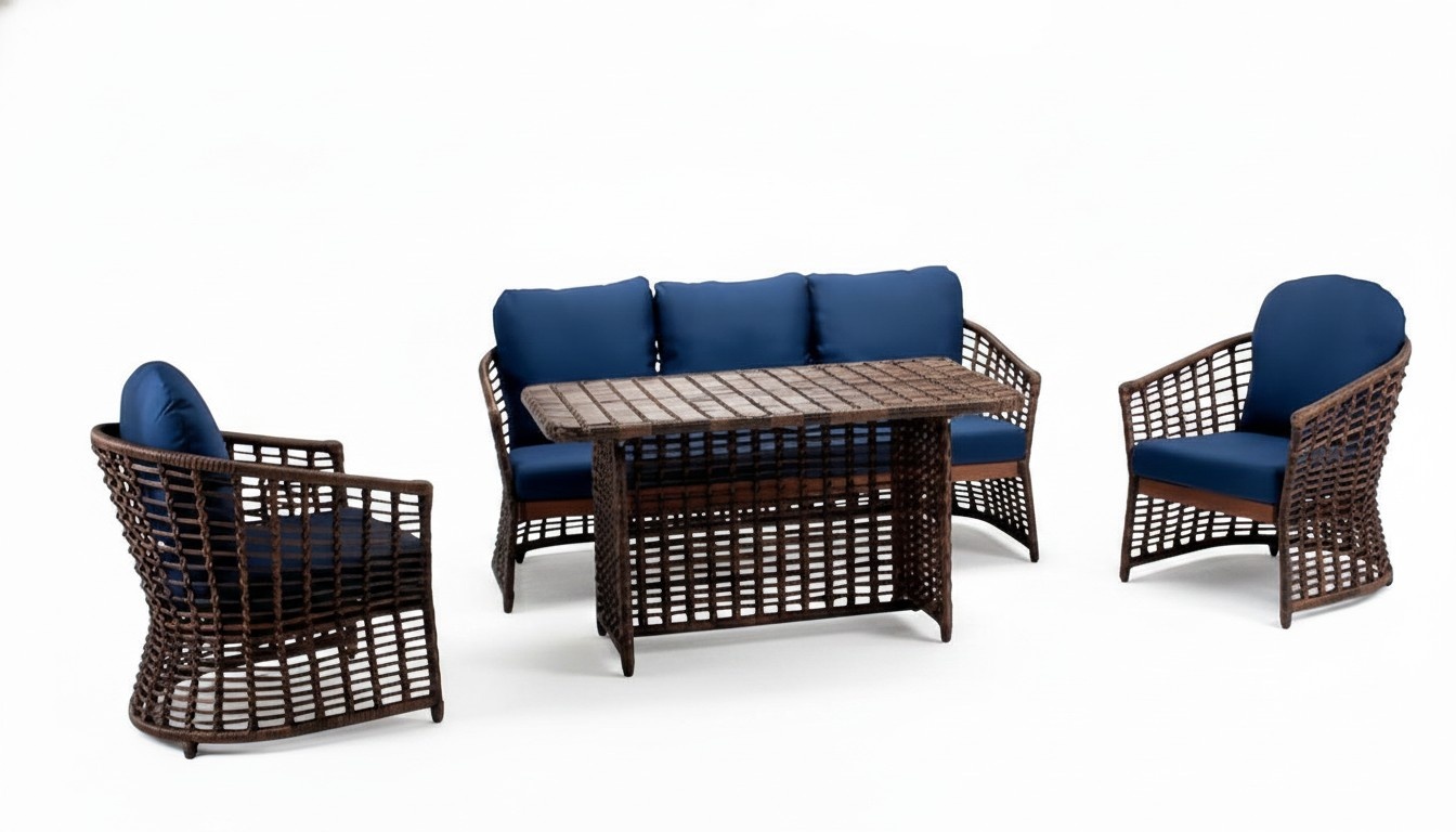 Outdoor Möbel Terrassen Loungemöbel Gartenlounge Außenmöbel Sofa Couch 4tlg