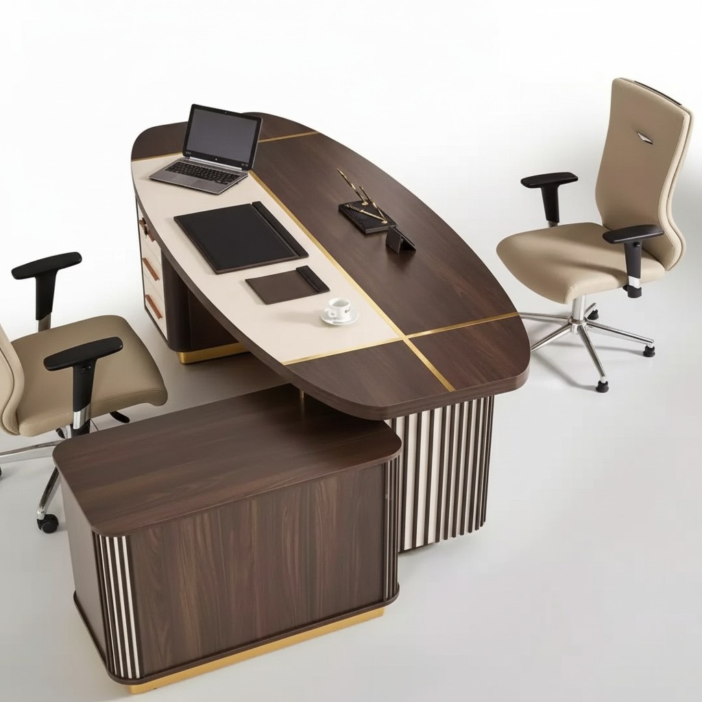 Ovaler Schreibtisch Tisch 250x165 Luxus Tische Eckschreibtische Büro Möbel