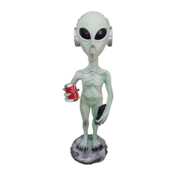 Alien Deko Figur Statue Skulptur 92 cm Figuren Statuen Skulpturen Abstrakt