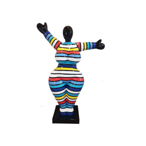 Moderne Wohnzimmer Dekoration Statue Figuren Skulpturen Bunte Deko