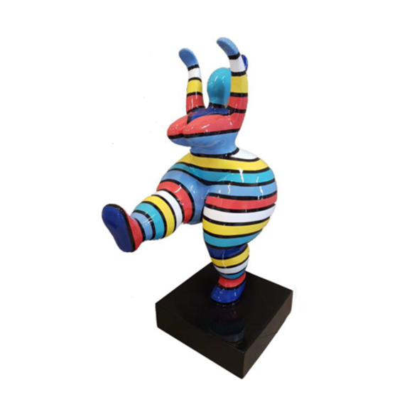 Kaufen Sie eine stilvolle Designerin in voller Länge moderne Frau Popart Statue für Dekoration | jvmoebel.at