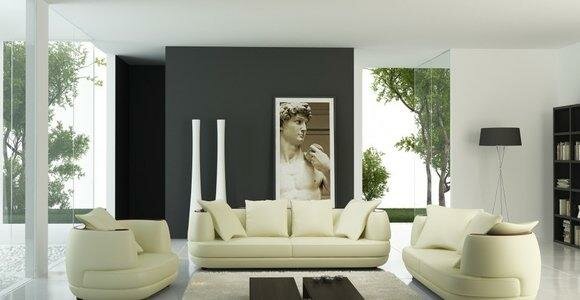 Sofagarnitur Couch Polster Leder Sofa 3+2+1 Klassische Couchen Royal