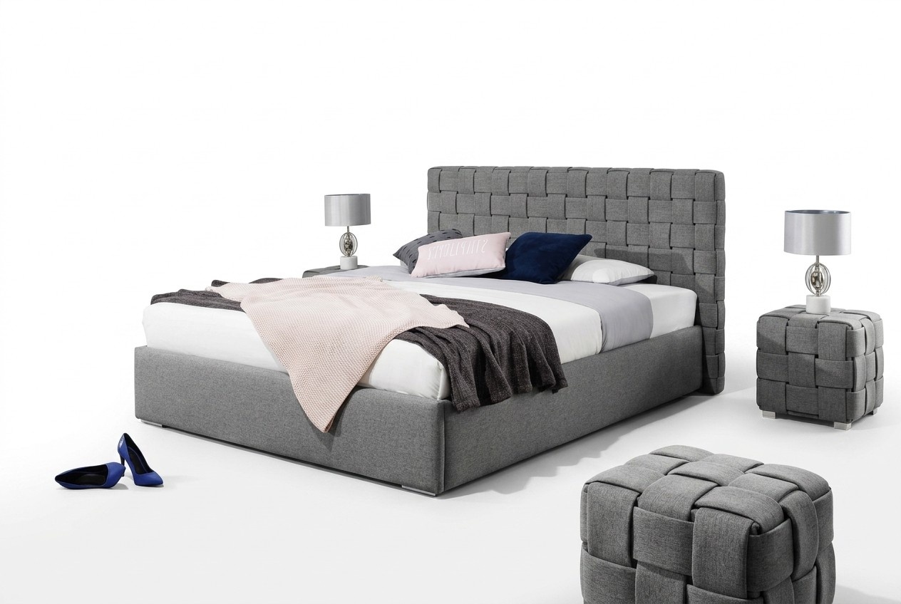 Polster Design Luxus Hotel Betten Textil Modernes Schlafzimmer Bett